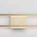 Xanni LED 36 inch Aged Brass Vanity Light Wall Light