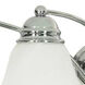 Empire 4 Light 29 inch Polished Chrome Vanity Light Wall Light