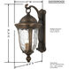 Havenwood 5 Light 31 inch Tavira Bronze And Alder Silver Outdoor Wall Mount, Great Outdoors 