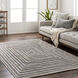 Zaragoza 108 X 79 inch Medium Gray Rug, Rectangle