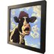 Cash Cow 11 X 11 inch Non-Glass Framed Art, Propac