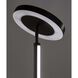 Luther 71.75 inch 13 watt Black RGB Color Changing Torchiere Portable Light, Simplee Adesso
