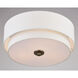 Burnaby LED 16 inch Matte Brass Semi-Flush Mount Ceiling Light