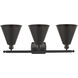 Ballston Cone LED 28 inch Matte Black Bath Vanity Light Wall Light
