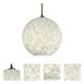 Coco 12 LED Black Cord Pendant Ceiling Light