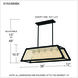 Syrah 5 Light 36 inch Matte Black Island Light Ceiling Light