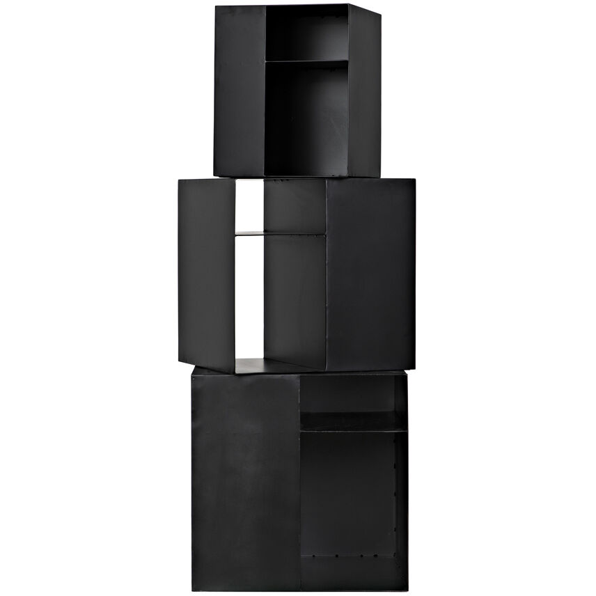 Gropius Cubes 51 X 20 inch Matte Black Console