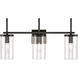 Oakland 3 Light 23 inch Black Vanity Light Wall Light
