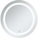 Helios 28 X 28 inch Silver Lighted Wall Mirror