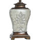 Magonia 28.5 inch 100 watt Cream and Off-White and Antique Gold Table Lamp Portable Light in Antique White with Gold