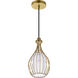 Miya 1 Light 7 inch Brass Pendant Ceiling Light