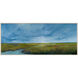 Dusk Approaching Blue and Green and Multi and Rust Canvas