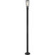 Helix 1 Light 88.75 inch Black Outdoor Post Mounted Fixture