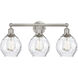 Edison Waverly 3 Light 24 inch Brushed Satin Nickel Bath Vanity Light Wall Light