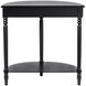 Asher 28.25 X 11.8 inch Black Console Table