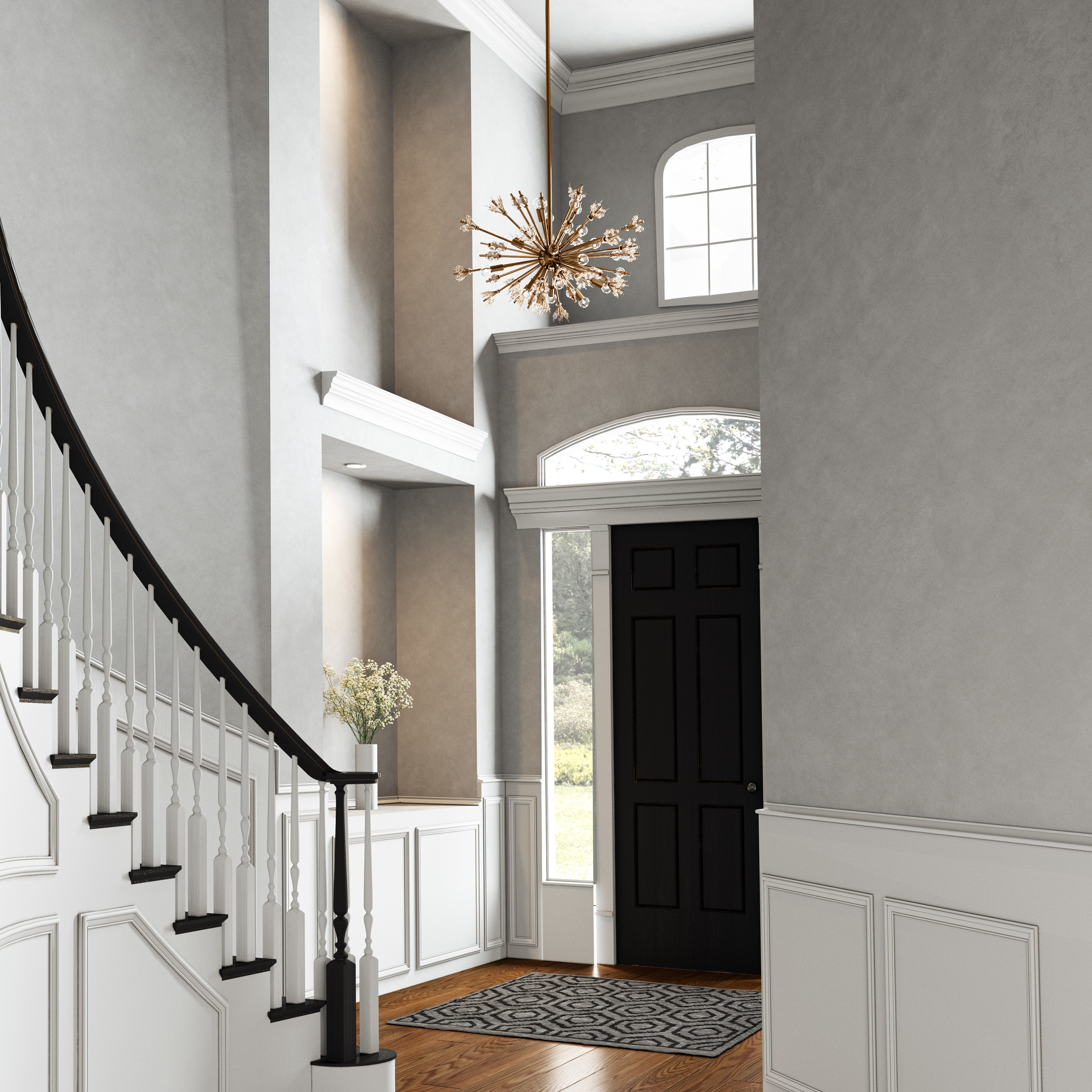 Starburst 19 Light 26 inch Satin Brass with Clear Chandelier Ceiling Light