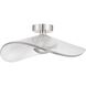Novella LED 24 inch Polished Nickel Convertible Pendant Ceiling Light