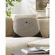 Eternity 22 X 22 inch Beige / Black Accent Pillow