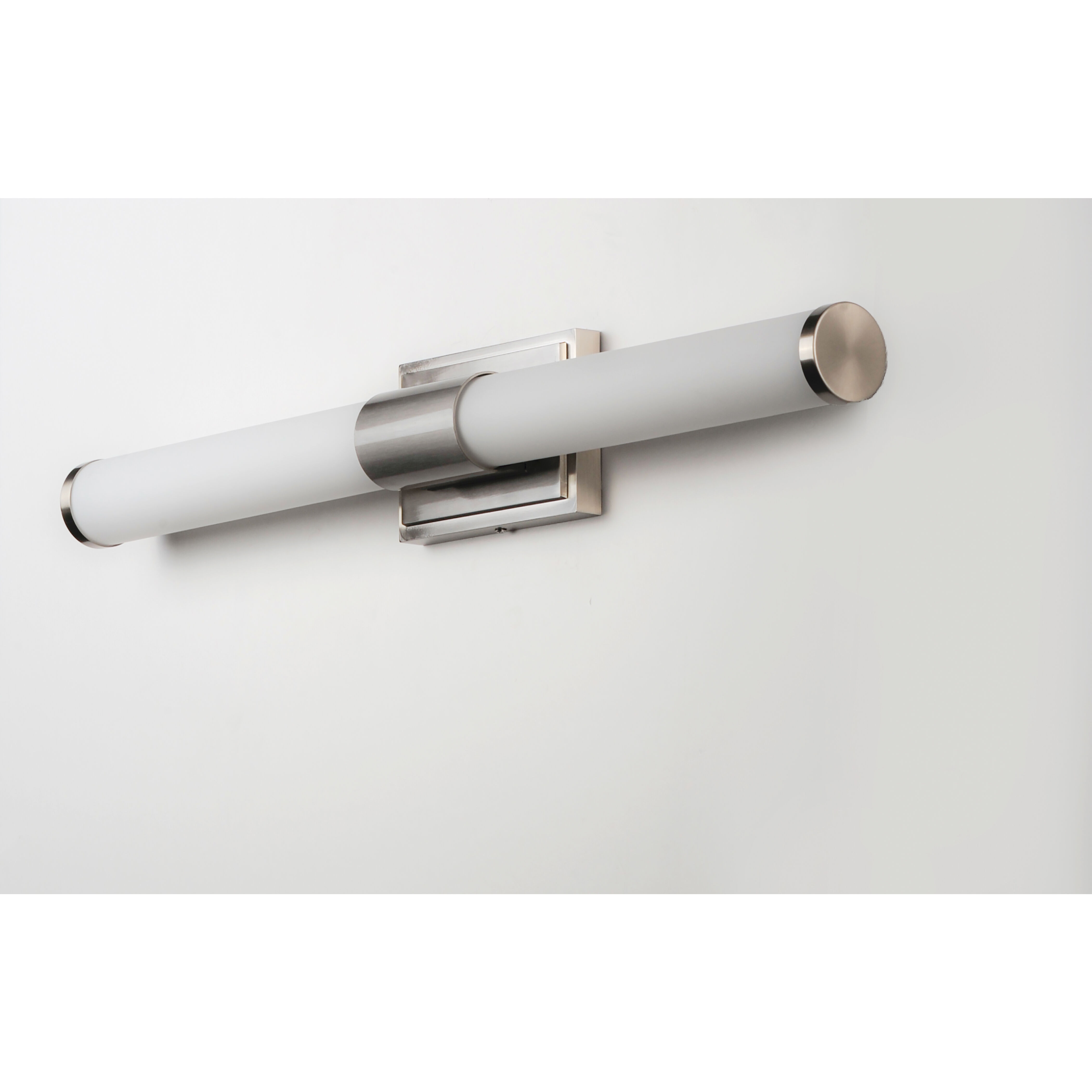 Optic LED 30 inch Satin Nickel Bath Vanity Wall Light