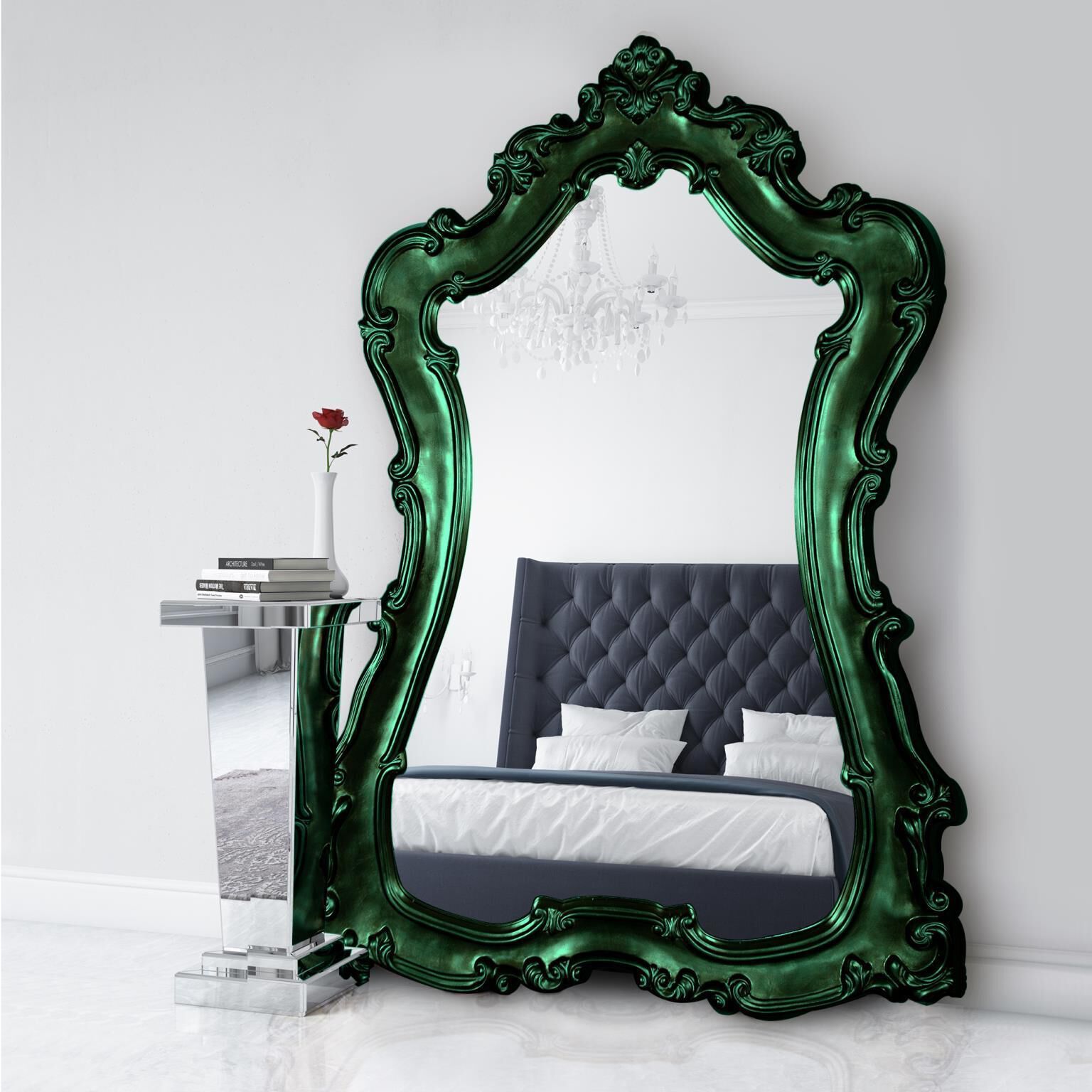 Lorelei 89 X 60 inch Hunter Green Mirror