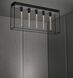 Caged 5 Light 43.31 inch White Marble Semi-Flush Mount Ceiling Light
