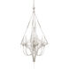 Loveland 8 Light 28 inch Gold Silver Leaf Chandelier Ceiling Light