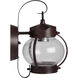 Brentwood 1 Light 11 inch Old Bronze Outdoor Wall Lantern