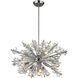Starburst 19 Light 26 inch Polished Chrome Chandelier Ceiling Light