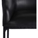 Osbourne 39 inch Black and Blackened Iron Bar Stool