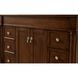 Lexington 42 X 21.5 X 35 inch Walnut Vanity Sink Set