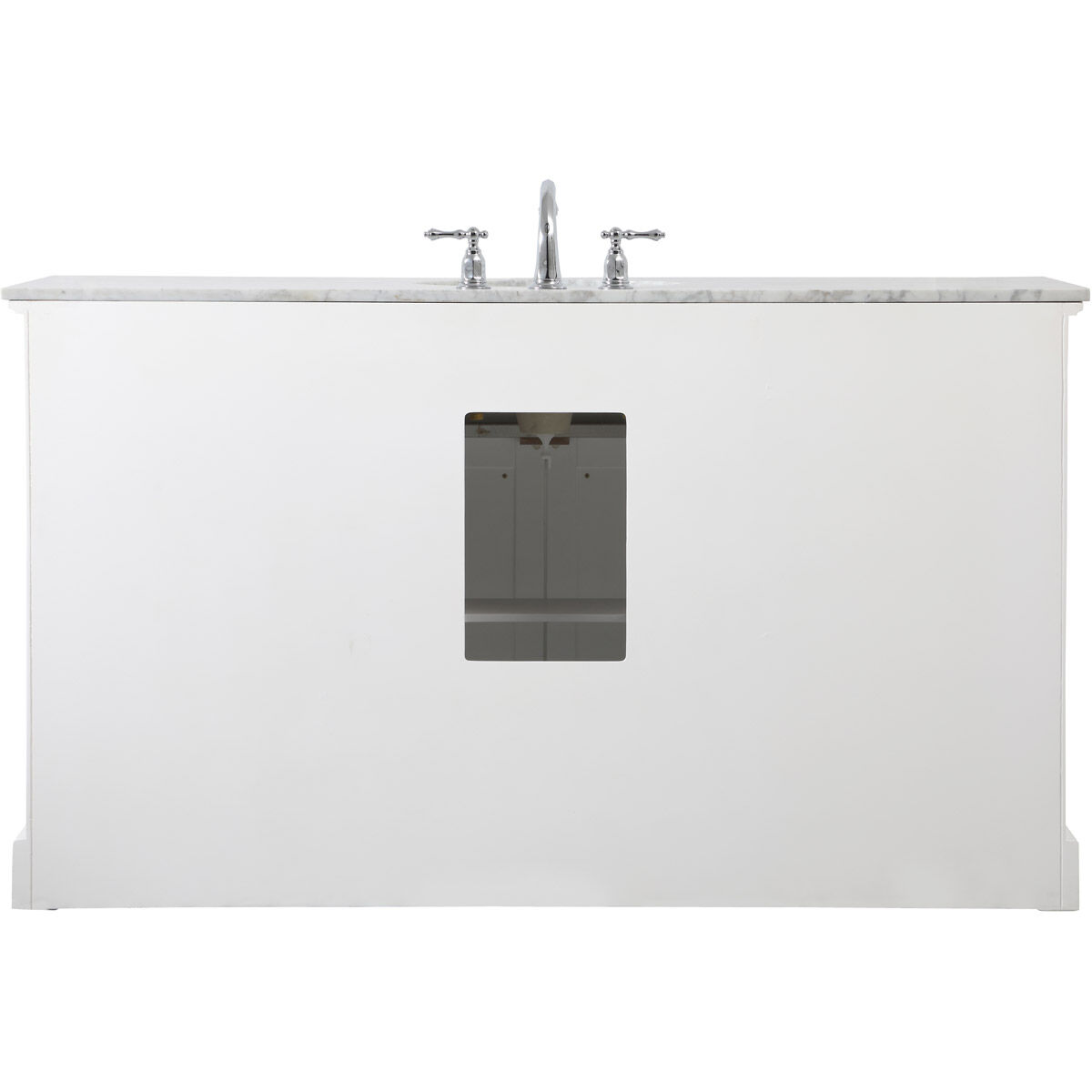Americana 60 X 22 X 35 inch White Vanity Sink Set