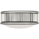 Paloma Contreras Ritz 5 inch Polished Nickel Flush Mount Ceiling Light