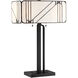 Tulani 25 inch 60.00 watt Antique Black Table Lamp Portable Light