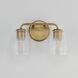 Honey 2 Light 14 inch Natural Aged Brass Wall Sconce Wall Light