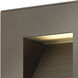Luna LED 9 inch Bronze Outdoor Wall Mount Lantern, Medium