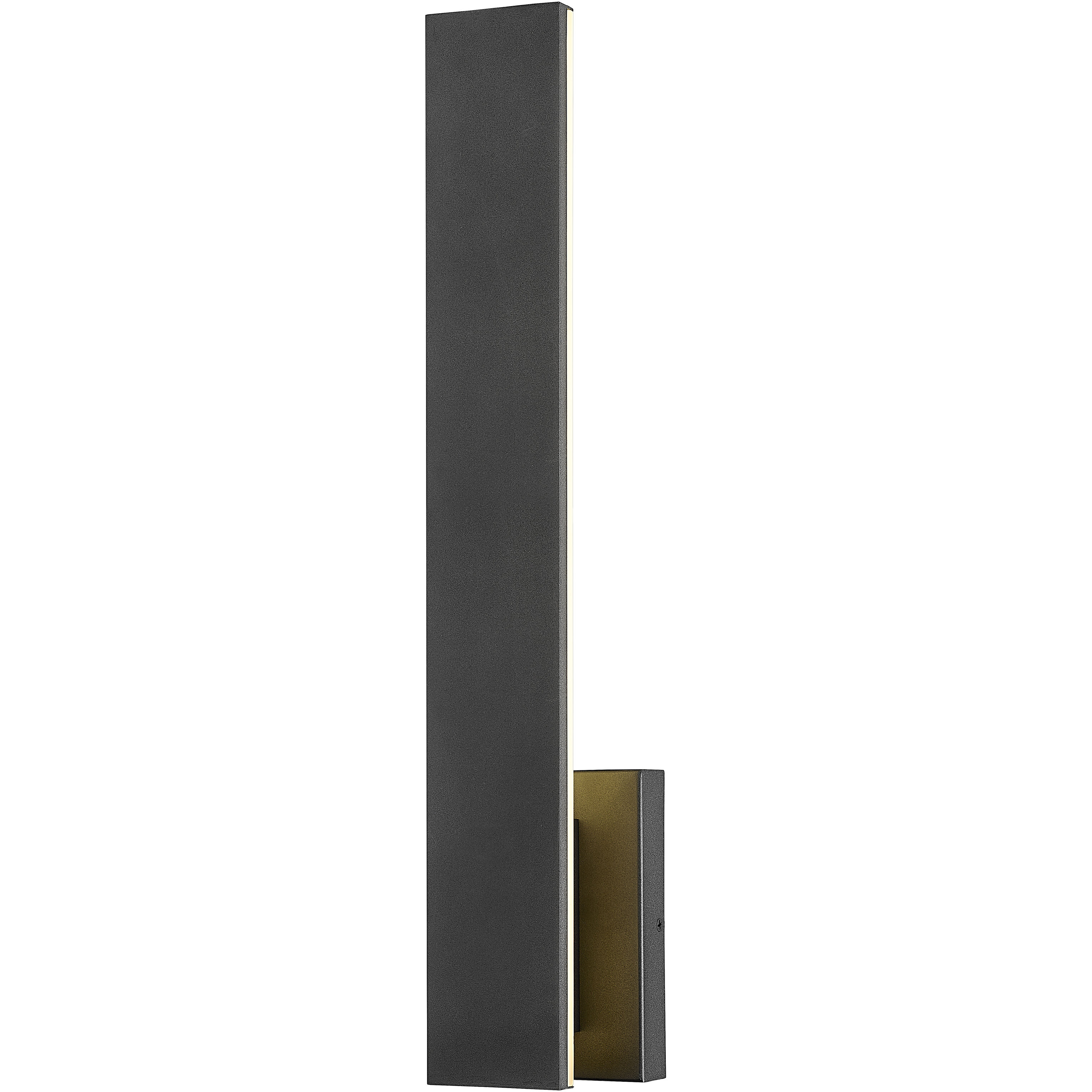 Stylet LED 24 inch Sand Black Outdoor Wall Light