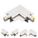 Recessed L Connecter 120 White Track Accessory Ceiling Light