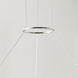 Sean Lavin Bodiam LED 30.4 inch Satin Nickel Chandelier Ceiling Light, Integrated LED