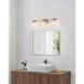 Bedminster 3 Light 24 inch Brushed Nickel Vanity Light Wall Light