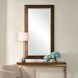 Matheson 68 X 37.75 inch Walnut Veneer and Brushed Gold Mirror