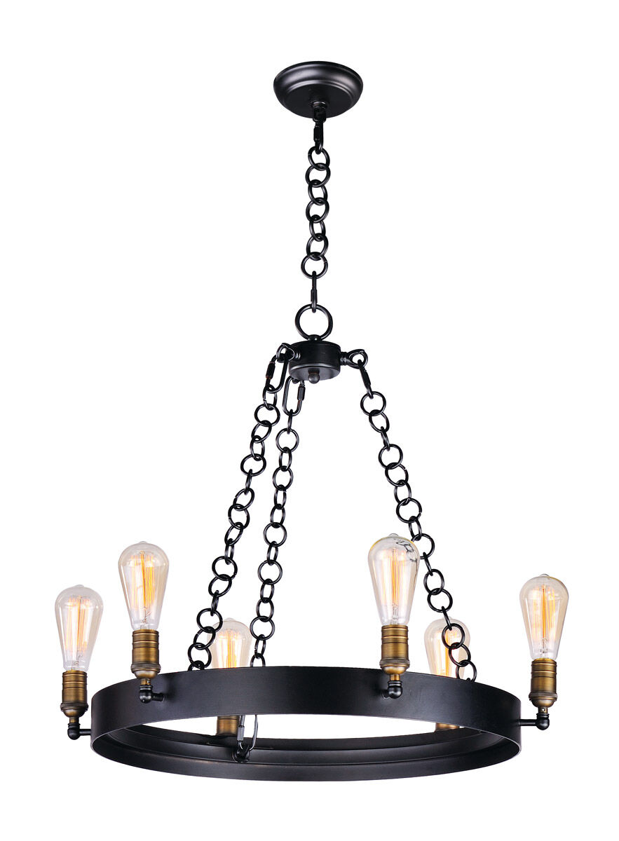 Noble 6 Light 26.00 inch Chandelier