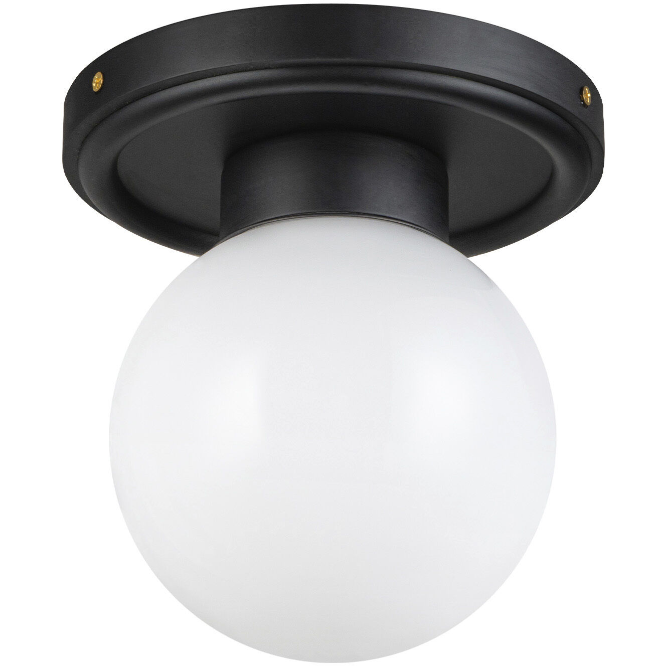 Alora Mood Fiore 1 Light 6 inch Matte Black Semi-Flush Mount Ceiling Light