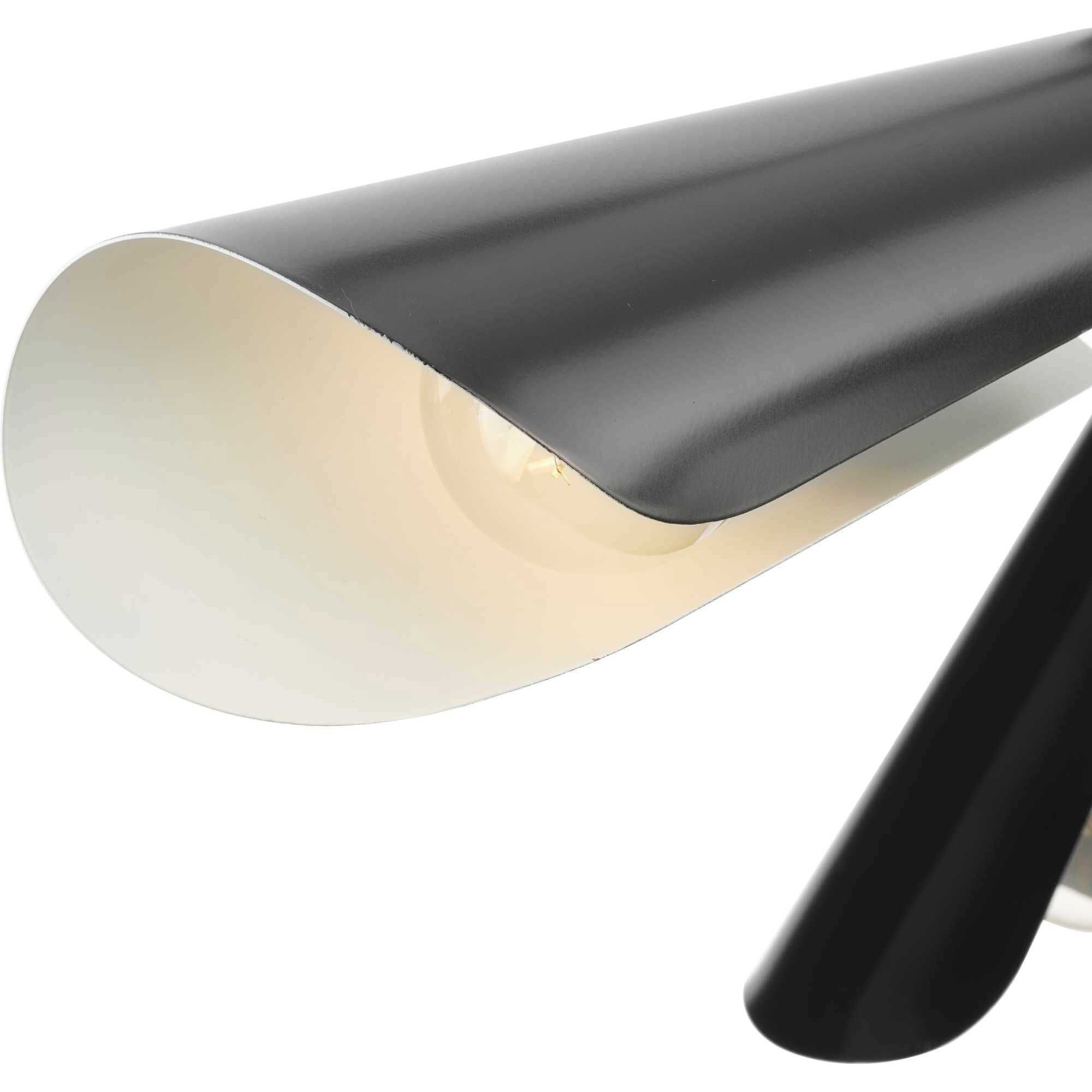 Cornett LED 24 inch Matte Black Semi-Flush Mount Ceiling Light