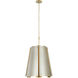 Peep Show 6 Light 16 inch Sunwashed Silver and Brushed Sienna Foyer Light Ceiling Light