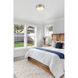 Harley 3 Light 16 inch Brushed Nickel Flush Mount Ceiling Light