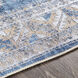 Amelie 94 X 31 inch Dark Blue Rug in 2.5 x 8, Runner