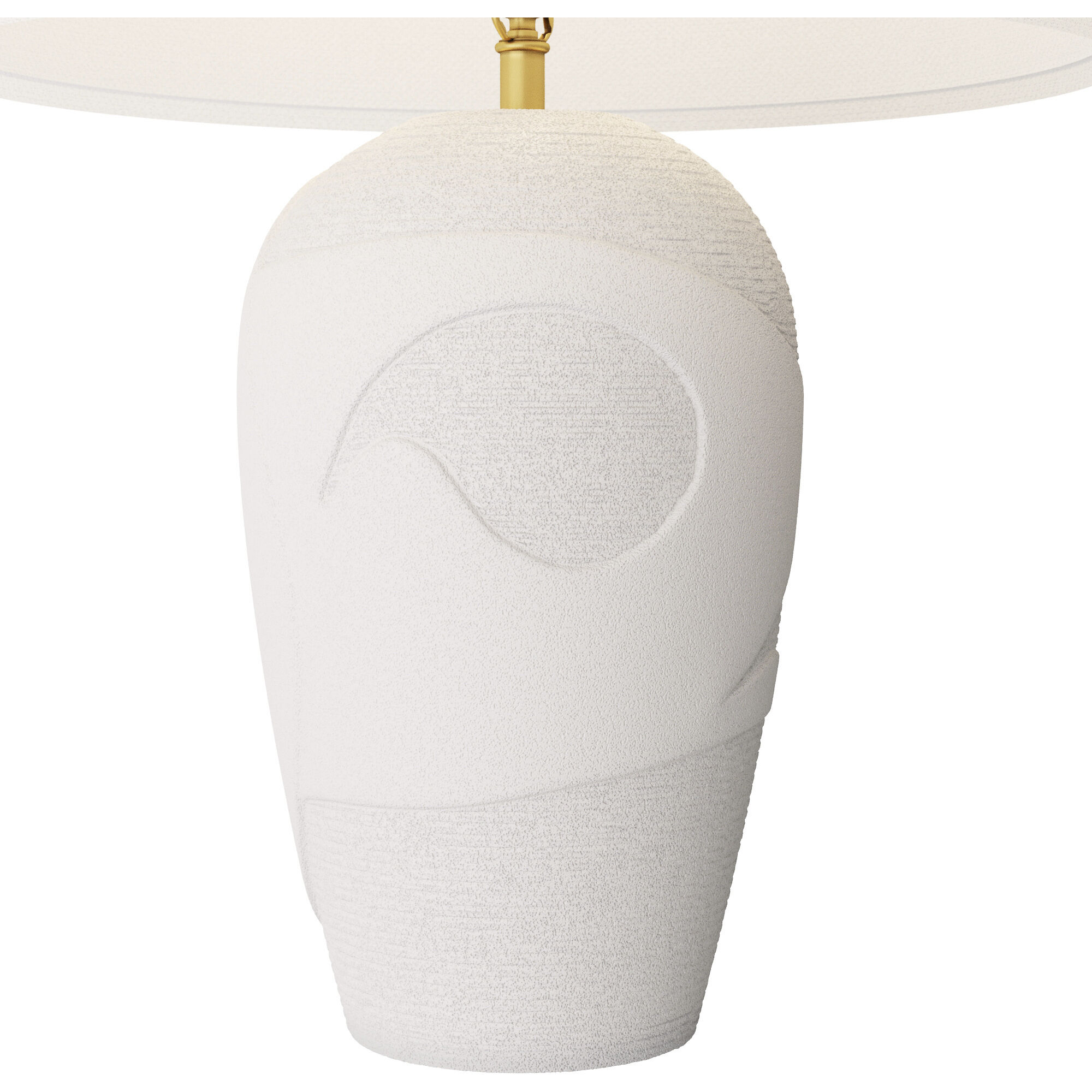 Amelia 26 inch 150 watt Matte White Lamp Portable Light