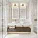 Idris LED 18.5 inch Modern Gold Bathroom Vanity Wall Light