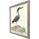 Heron Bird I Blue and Green and Multi Framed Art, Propac