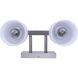 Bram 2 Light 12.5 inch Brushed Nickel Vanity Fixture Wall Light
